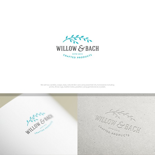 Product logo with the title 'Willow & Bach'