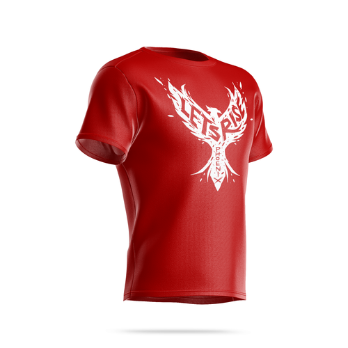 red t shirt template