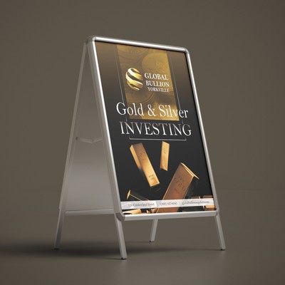 Gold and Silver investment Poster