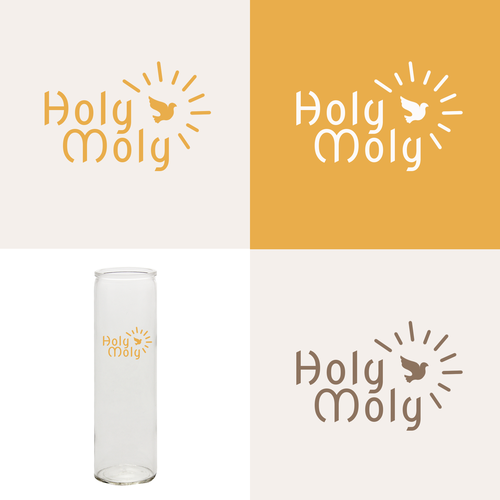 Saint design with the title 'Modern Logo for Candles'