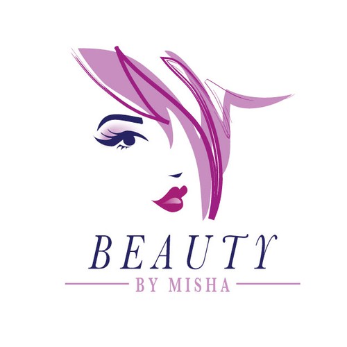 Makeup design with the title 'Help Beauty By Misha with a new logo'
