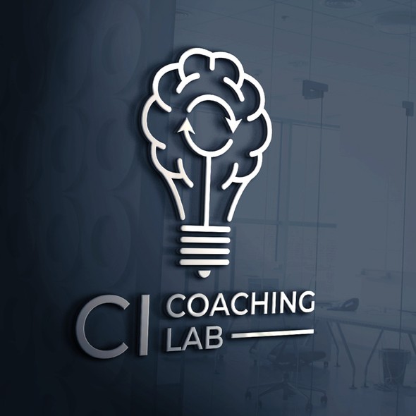 Improvement logo with the title 'Logo design concept for CI Coaching Lab'