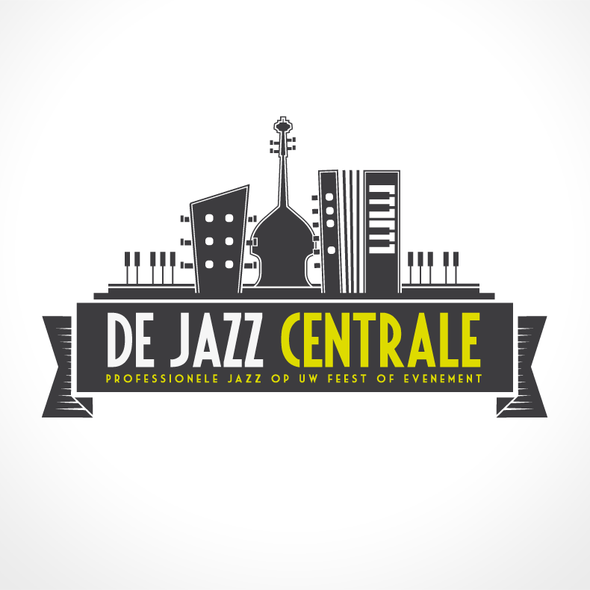 爵士标志的标题“De Jazz Centrale het een nieuw logo nodig”