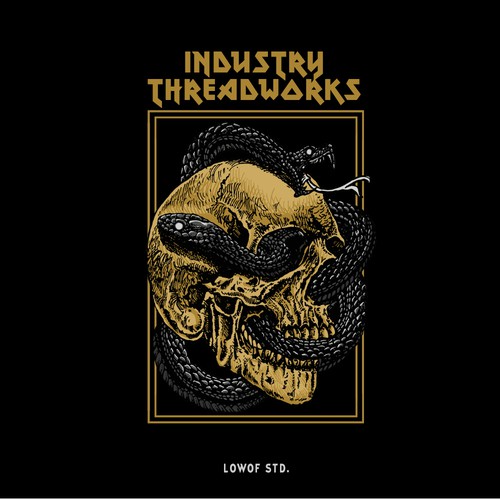 Band t-shirt with the title '80's Rock/Metal band style design for men's T shirt brand'