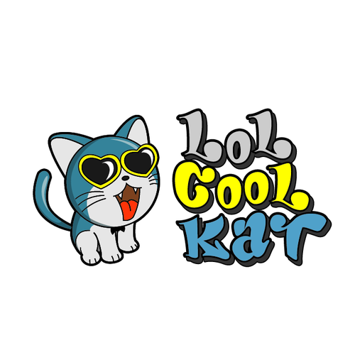 Kitty logo with the title 'Lol Cool Kat'