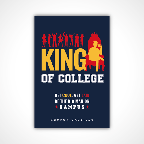 Clear design with the title 'Book Cover design'