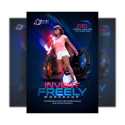 Workshop design with the title 'Poster Design'