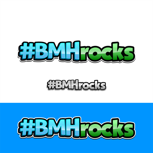Rock design with the title '#BMHrocks'
