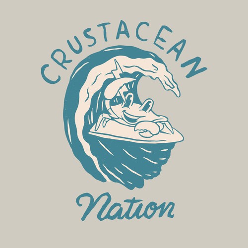 Landscaping t-shirt with the title 'Crustacean Nation'