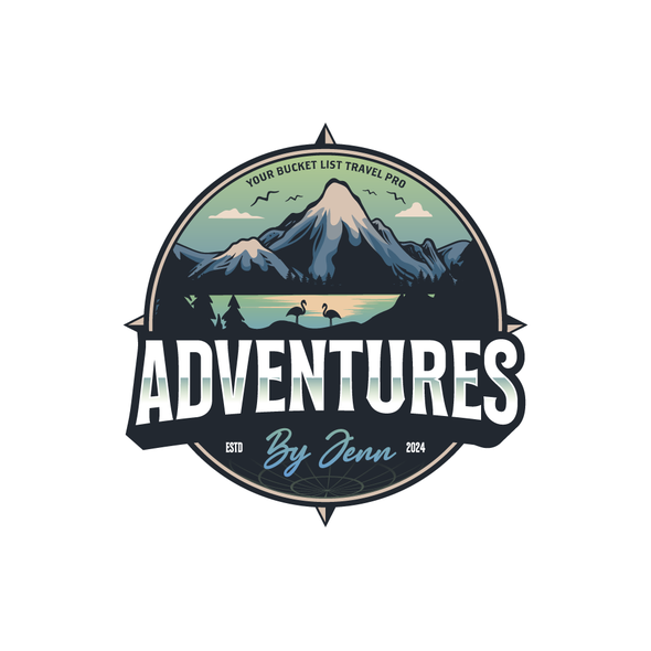 Adventure logo with the title 'Adventures On An Evening Lake (For Sale)'