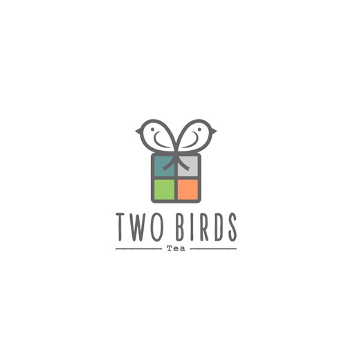 Bird logo with the title 'Tea logo'
