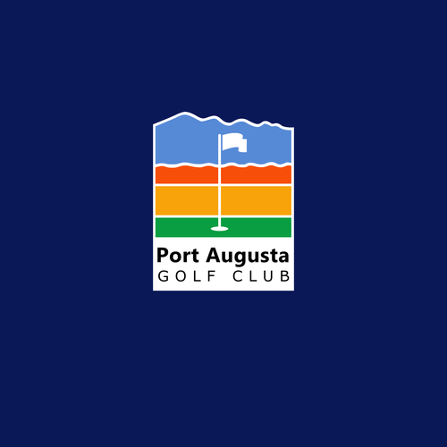 Melbourne logo with the title 'Port Augusta Golf Club'
