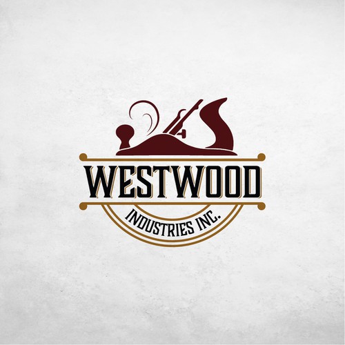 Carpentry logo with the title 'Logo westwood'