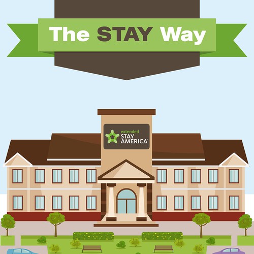 Tourism design with the title 'The Stay Way Infographic'