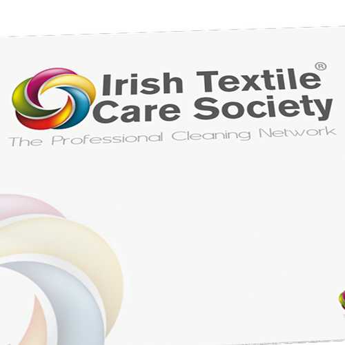 Textile logo with the title 'Logo design:  Irish Textile Care Society'