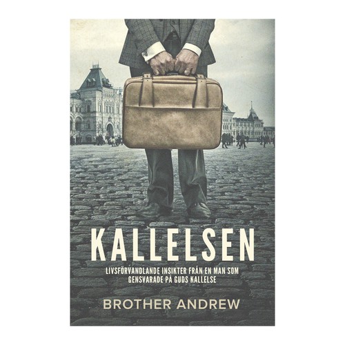 Biography design with the title 'Kallelsen book cover'