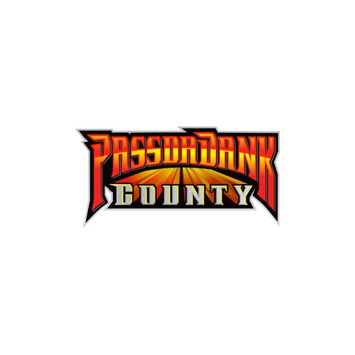 Merchandise logo with the title 'PassdaDank County'