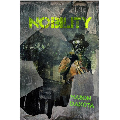 Dystopian book cover with the title 'Kind of a genre bending assignment. '