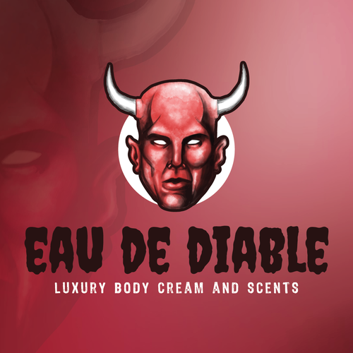 Painting design with the title 'Body cream and scents logo design'