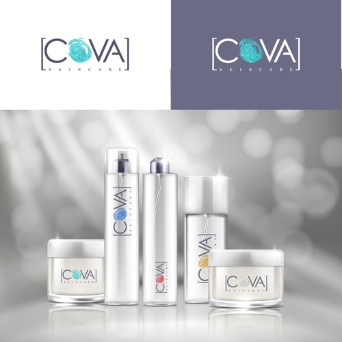 Glitter logo with the title 'Simple clean type with a splash of glammer '