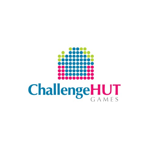 Puzzle logo with the title 'Challenge Hut Games'