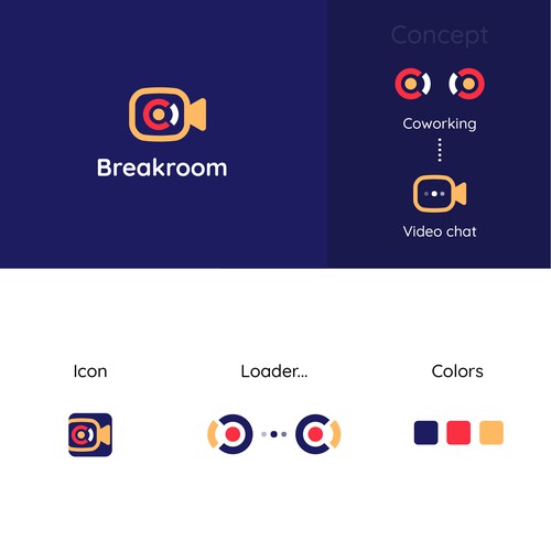 Name logo with the title 'Modern/Fresh Logo for Chatroom'