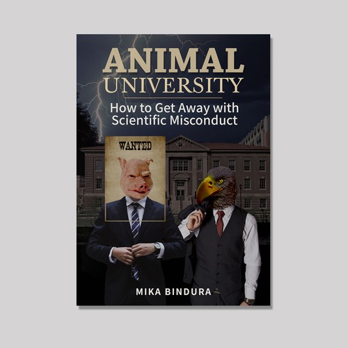 College book cover with the title 'E-Book Cover design'