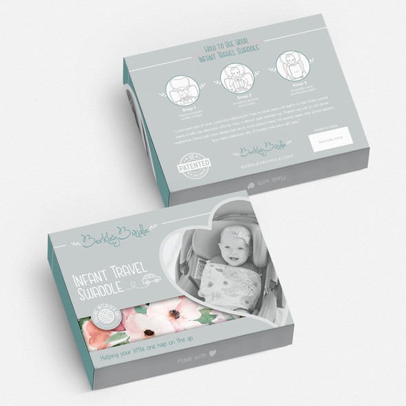 Infant design with the title 'package and Logo design'