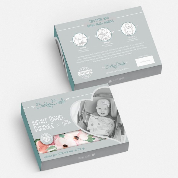 Travel packaging with the title 'package and Logo design'