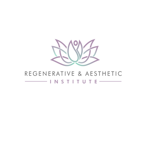 Aesthetic logo with the title 'logo for Regenerative medicine Institute'