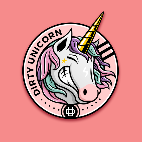 Dream logo with the title 'Dirty Unicorn'