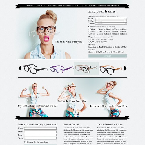 Trendy website with the title 'Simple, Clean and Minimal'