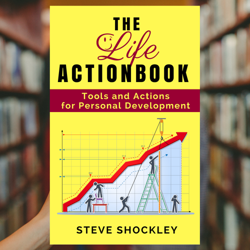 Life book cover with the title 'Life action book cover'