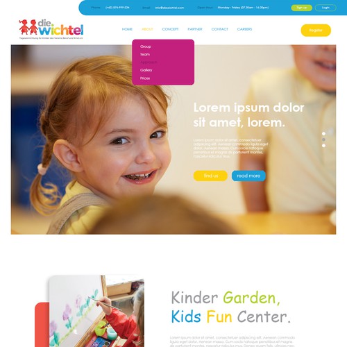 Kindergarten design with the title 'Child Care Design Contest 1'