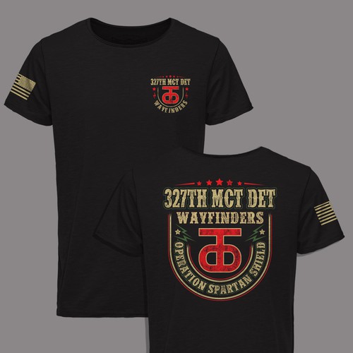 Army t-shirt with the title 'OCP t-shirt designs for US ARMY '