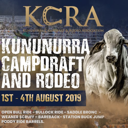 Camp design with the title 'Rodeo Flyer'