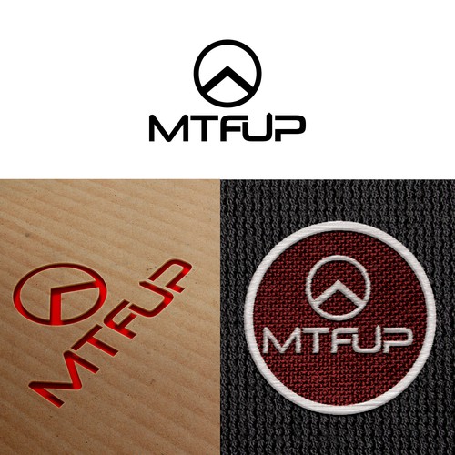 Fitness brand with the title 'Branding concept full fitness brand'