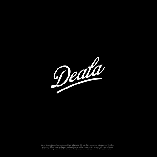 Script brand with the title 'Logo design for a nightlife plattform'