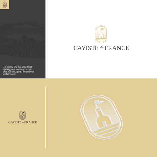 Luxury brand with the title 'Caviste de France'