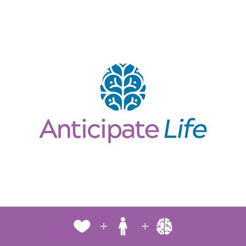 Human figure logo with the title 'Anticipate Life'