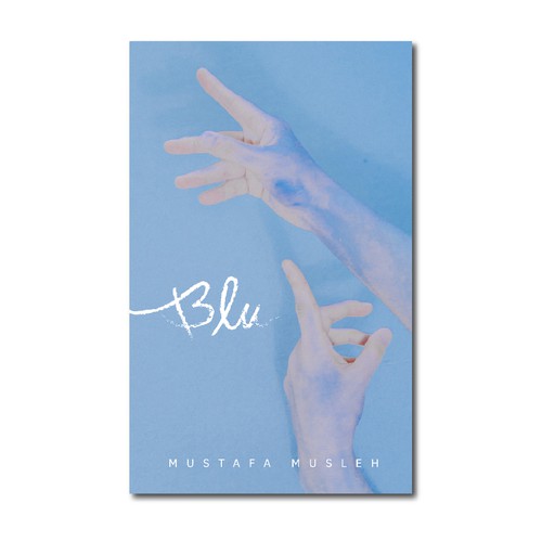 Photography book cover with the title 'Blu'