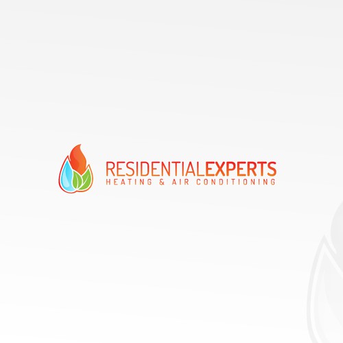 Heating design with the title 'Residential Experts Logo Design Competition - Guaranteed $'