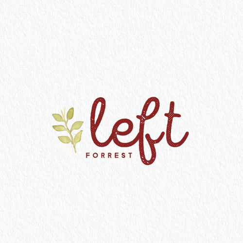 Forest design with the title 'Left Forrest'