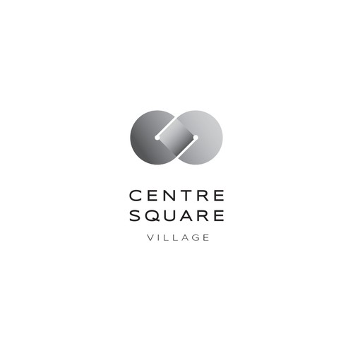 Square brand with the title 'Luxury apartment logo '