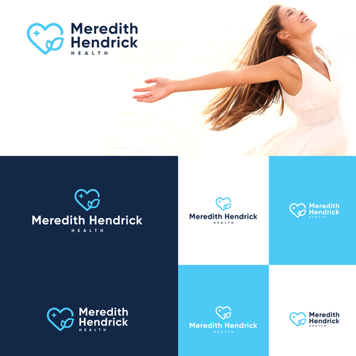 Well-being logo with the title 'Logo design for a health, wellness, and lifestyle website'