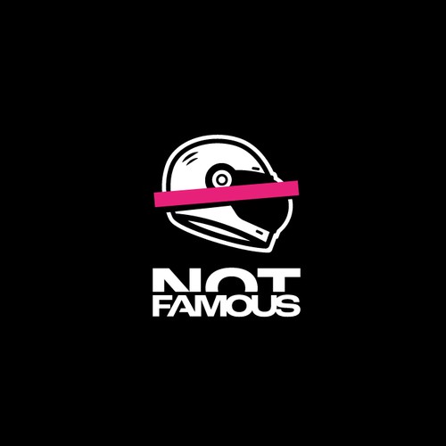 Driver design with the title 'Not Famous Logo Design'