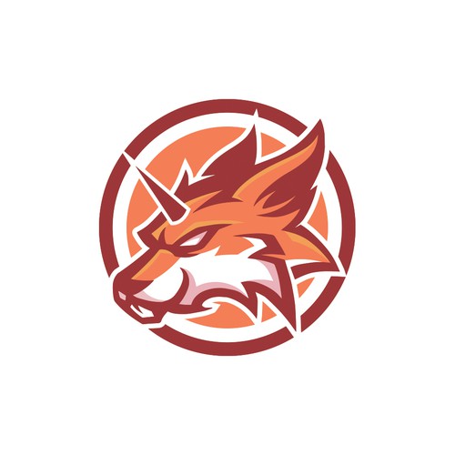 Mythology logo with the title 'Gopher + Fox +Horn Logo Design'