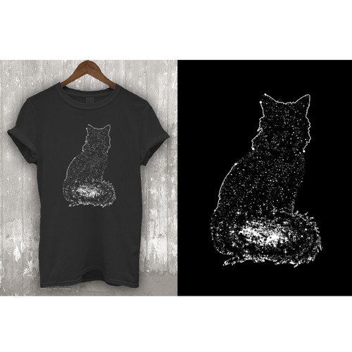 Cat Icon T-shirt Design — Fueled By Letters