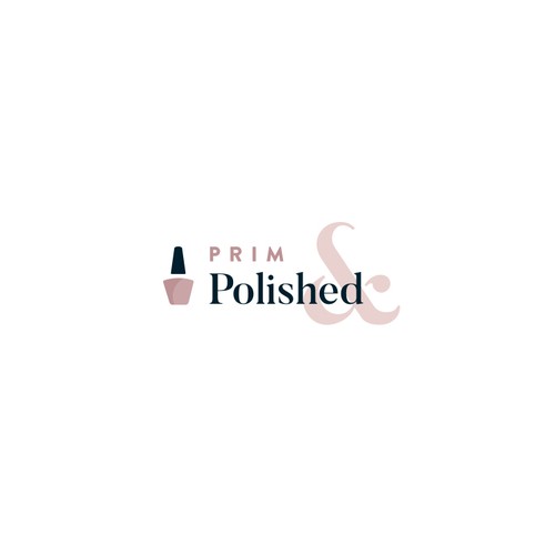 Salon logo with the title 'Sophisticated logo for a nail and beauty salon'