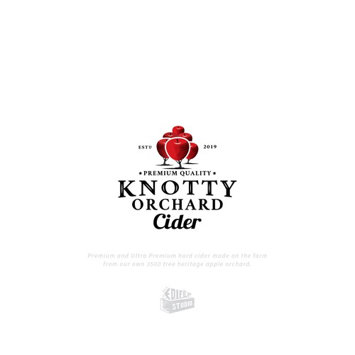 Cider logo with the title 'Cider logo design'